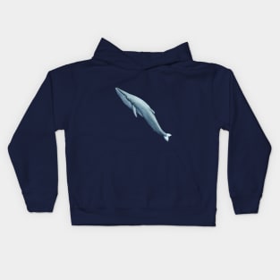 whale - watercolour painting Kids Hoodie